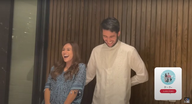 Momen saat Wulan memperkenalkan Sabda Ahessa itu tampak langsung diabadikan oleh para rekan artis yang datang, salah satunya Titi Kamal. Titi Kamal kemudian mengunggah video tersebut ke akun YouTubenya dan berhasil menduduki jajaran no 23 trending YouTube. Foto: YouTube/Titi dan Tian