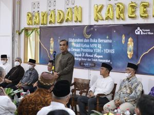 Bicara di Jabar, Muzani: Tak Mungkin Perbedaan 01 dan 02 Terus Dipelihara