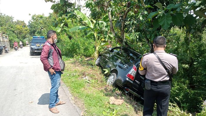Kecelakaan di Dusun Tandurejo RT 01/RW 07, Desa Keloran, Selogiri, Wonogiri, Minggu (24/4/2022).