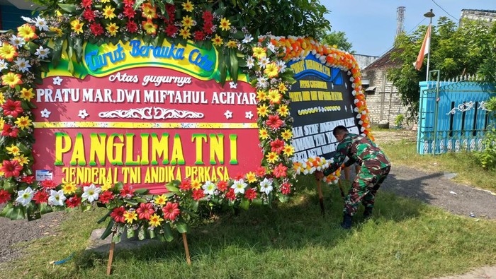 kediaman Pratu Marinir Dwi Miftahul Ahyar di babat lamongan
