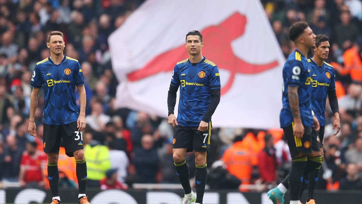 Manchester United digilas Arsenal 1-3. (Foto: Getty Images/Catherine Ivill)