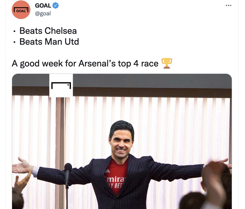 Meme Arsenal Lawan MU