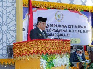 Aminullah Paparkan Keberhasilan di Sidang Paripurna HUT Kota Banda Aceh