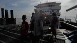 Pemudik Mulai Tiba di Pelabuhan Roro Jambi