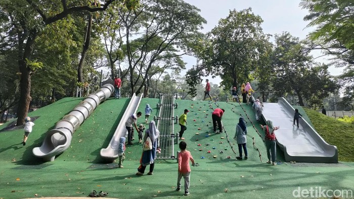 Pengunjung Tebet Echo Park (Dwi Rahmawati/detikcom)