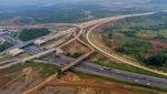 Potret Proyek Tol Japek II Selatan dari Udara