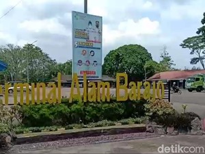 H-8 Lebaran, Terminal Alam Barajo Jambi Sepi Pemudik