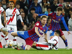 Barcelona Vs Rayo Vallecano: Barca Kalah Lagi di Camp Nou