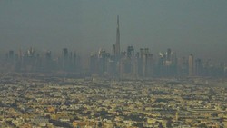 Burj Khalifa Hilang Ditelan Badai Pasir