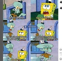 Jeritan hati para bocah nih.. Udah nunggu THR lama, sekalinya dapat, diminta emak. Ya kalau ini sih cuma bisa pasrah aja deh.. Foto: Instagram