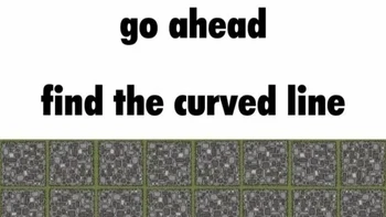 Cari garis yang melengkung? Foto: Reddit