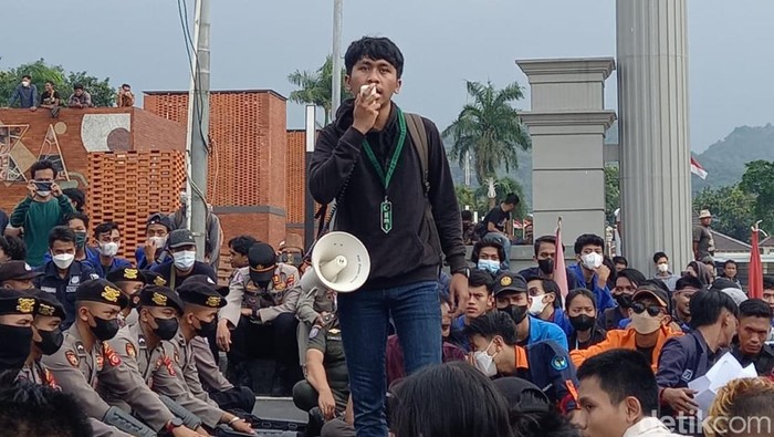 Ketua Umum HMI Cabang Majalengka, Agi Muhlis Bahari.