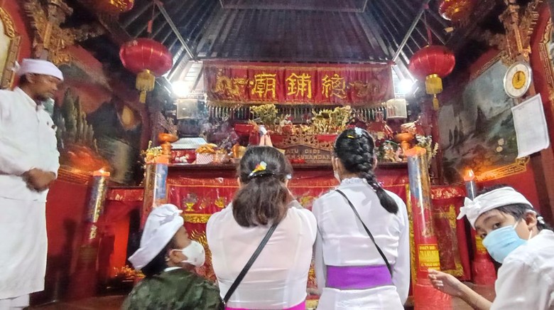 kongco Kongco di Pura Ulun Danu Batur.