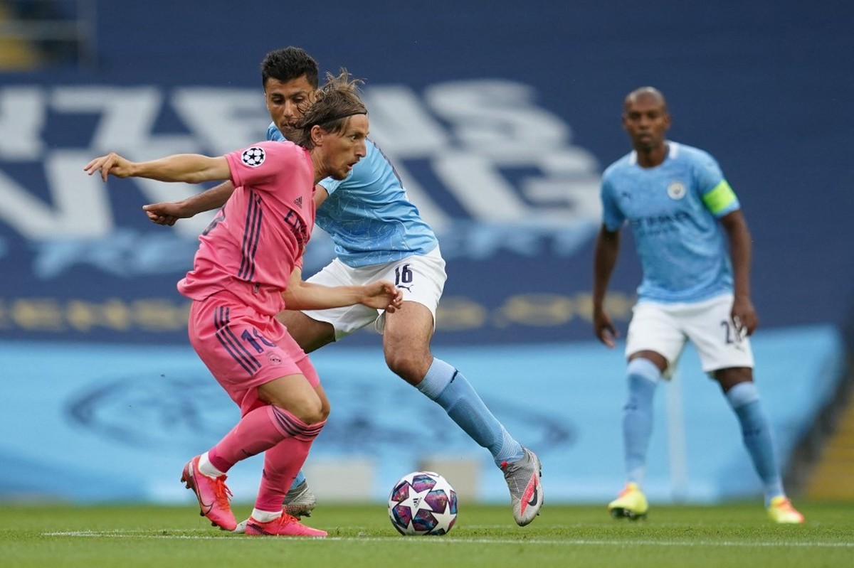 Manchester City dalam momen terbaik akan menjamu Real Madrid di semifinal pertama Liga Champions. (Foto: AFP/DAVE THOMPSON)