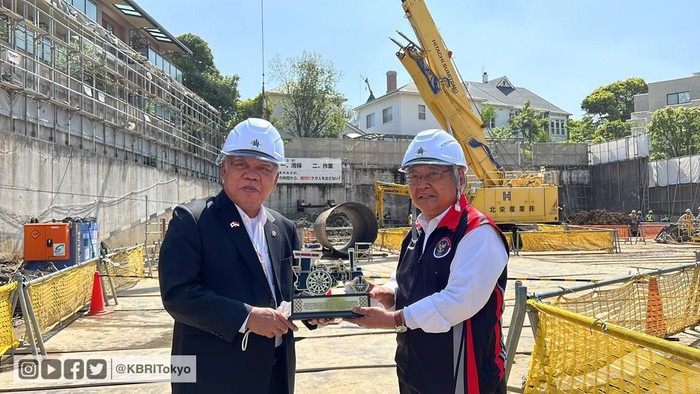 Menteri PUPR blusukan cek Proyek Gedung Baru KBRI Tokyo