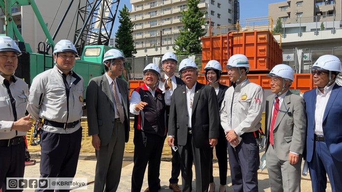Menteri PUPR blusukan cek Proyek Gedung Baru KBRI Tokyo