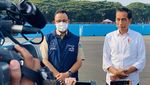 Momen Jokowi Tinjau Sirkuit Formula E