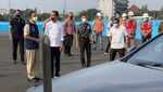 Momen Jokowi Tinjau Sirkuit Formula E