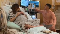 Gaya duduk Nikita Willy sebelum lahiran anak pertamanya. Foto: Instagram