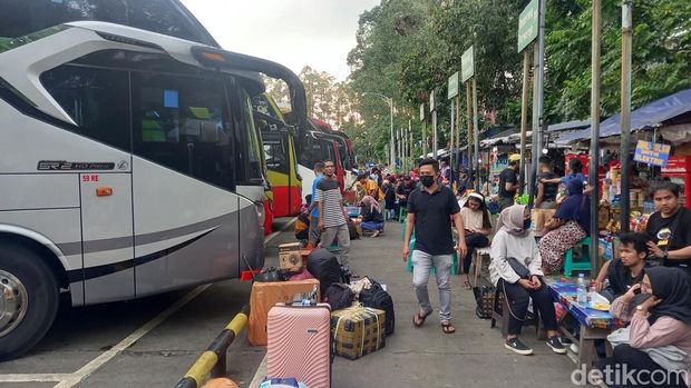 Perantau siap pulang kampung (Khairul Ma'arif/detikcom)