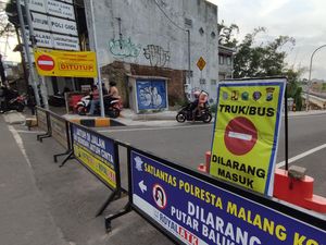 Siap-siap, Penerobos Jembatan Tunggulmas Malang akan Ditilang