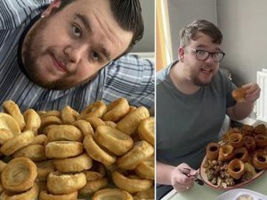 Pria Ini Doyan Banget Makan Puding Yorkshire, Sebulan Habiskan 200 Buah