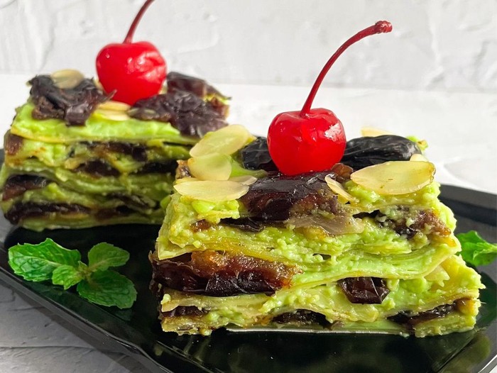 Resep Lasagna Pandan Kurma