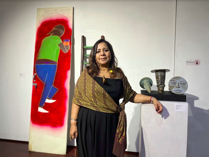 Seniman Arti Gidwani Gelar Pameran Tunggal di CANs Gallery