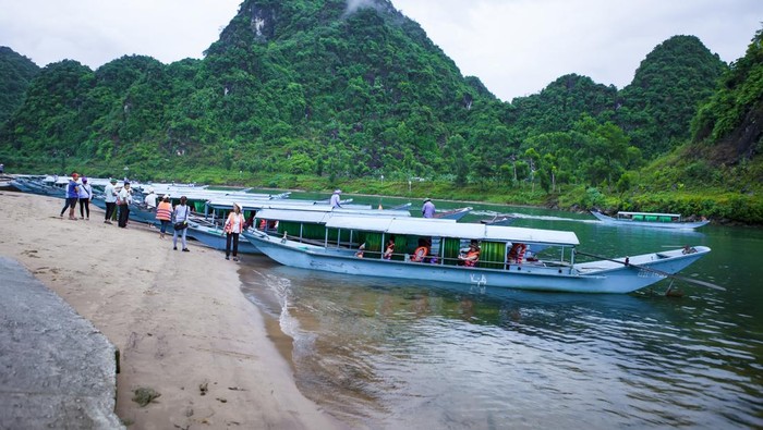 Taman Nasional Phong Nha Cave in Phong Nha-Ke Bang adalah UNESCO World Heritage Site di  Quang Binh, Vietnam.