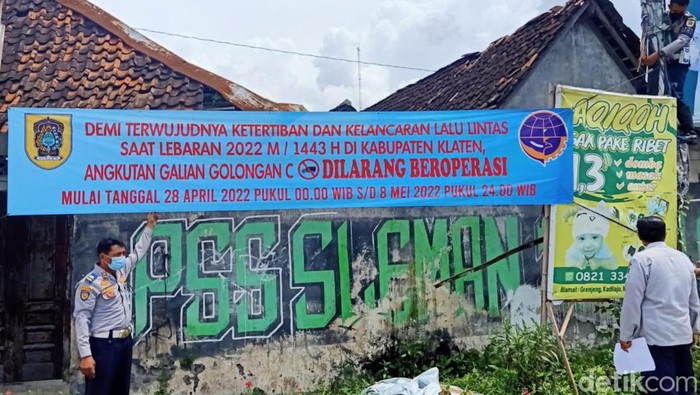 Truk Angkutan Galian C dilarang melintas ke Klaten mulai 28 April 2022