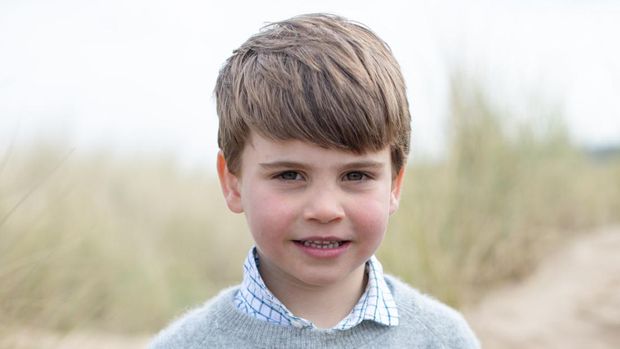 This undated photo provided by Kensington Palace shows Britain's Prince Louis ahead of his fourth birthday on Saturday, April 23, 2022. The photograph was taken earlier this month in Norfolk, England, by his mother, Kate, the Duchess of Cambridge. (The Duchess of Cambridge/Kensington Palace via AP)