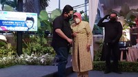 Pemberian bantuan unit rumah ini merupakan bentuk perhatian pemerintah kepada keluarga pejuang reformasi.