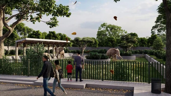 Desain baru Taman Satwa Taru Jurug (TSTJ) atau Solo Zoo yang dibocorkan oleh Wali Kota Solo Gibran Rakabuming Raka, Senin (25/4/2022). Desain baru Taman Satwa Taru Jurug (TSTJ) atau Solo Zoo yang dibocorkan oleh Wali Kota Solo Gibran Rakabuming Raka, Senin (25/4/2022).