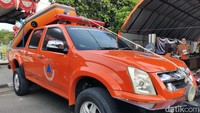 Ada beberapa alat kebencanaan yang dipamerkan. Alat itu seperti pelampung, tali, perahu karet, peralatan menyelam, safety harnes body, drone, mesin pemotong kayu dan lainnya.