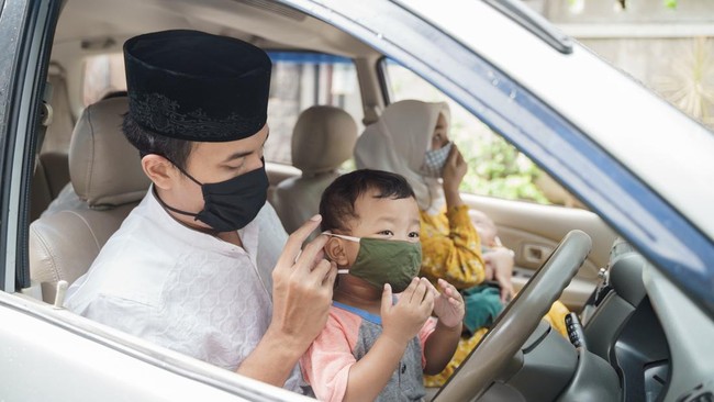 Ilustrasi mudik atau silaturahmi Lebaran