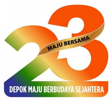 Logo HUT ke-23 Kota Depok (dok. Pemkot Depok)