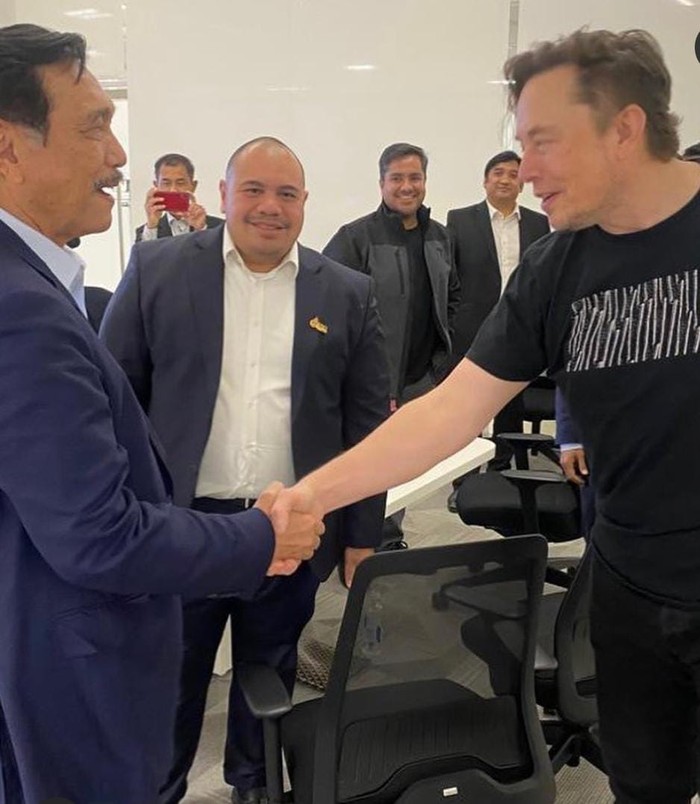 Luhut cs Bertemu Elon Musk