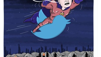 Sindiran lagi bahwa Elon Musk rela menghabiskan begitu banyak uang membeli Twitter dan bukan untuk mengatasi kelaparan. Foto: Twitter