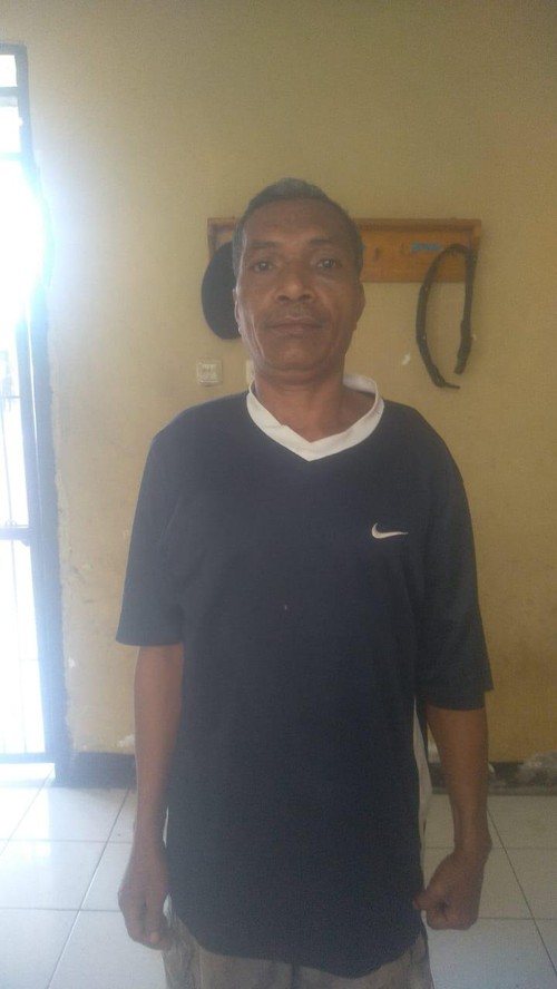 Pelaku pembacokan Kornelis Tang usai diamankan polisi