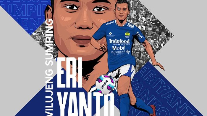 Pemain baru Persib Eriyanto.