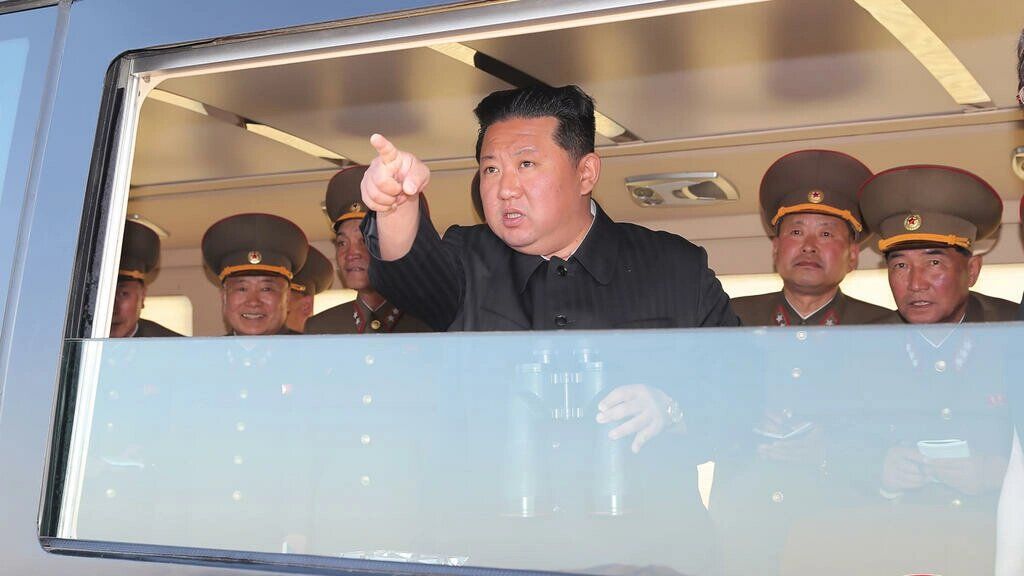 Kim Jong Un said he would 'strengthen and develop' North Korea's nuclear weapons in a speech at a military parade in Pyongyang, state media reported STR KCNA VIA KNS/AFP/File
