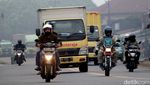 H-6 Lebaran, Pemudik Motor Mulai Wara-wiri di Jalur Nagreg