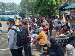 Jelang Lebaran, Penumpang di Terminal Poris Tangerang Melonjak hingga 100%