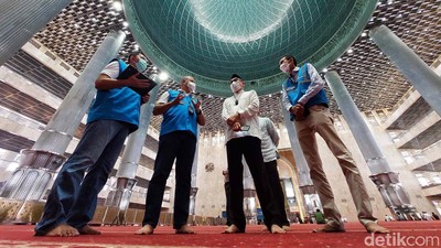 PLN Pastikan Pasokan Listrik di Masjid Istiqlal Aman saat Salat Id