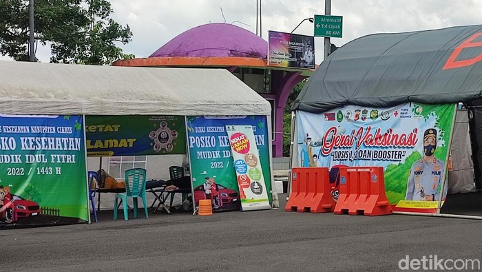 Posko Kesehatan Alun-alun Ciamis di jalur Mudik Ciamis menuju Jawa Tengah.