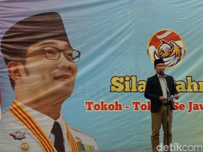 Ridwan Kamil saat menghadiri acara deklarasi Gerakan Nasional Indonesia Juara (GNIJ) wilayah Jabar.