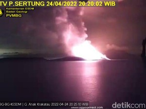 BPBD Lebak Imbau Warga Pesisir Pantai Waspada Erupsi Gunung Anak Krakatau