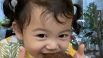 10 Potret Gemas Thania Putri Onsu Saat Mukbang Bakmi hingga Bakso