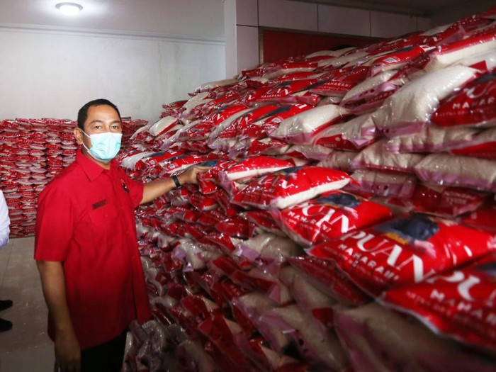 57 Ton beras Puan akan dibagikan.