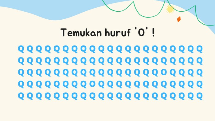 Ada beberapa objek yang tersembunyi pada teka-teki ini. Jika, kamu punya mata yang jeli pasti mudah menemukannya!